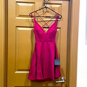 Night out maroon dress